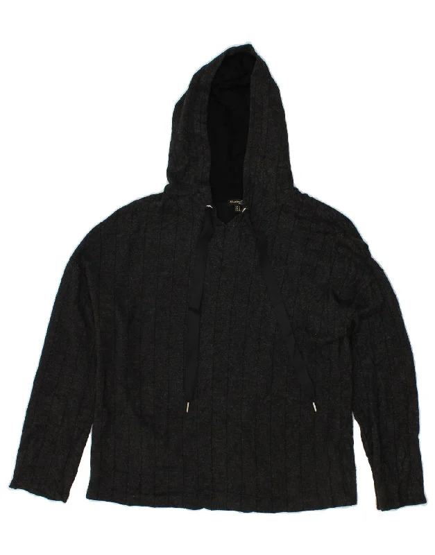 Massive Deals MASSIMO DUTTI Womens Hoodie Jumper UK 10 Small Grey Striped