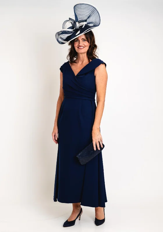 Limited Time Discount Veni Infantino Overskirt Maxi Dress, Navy