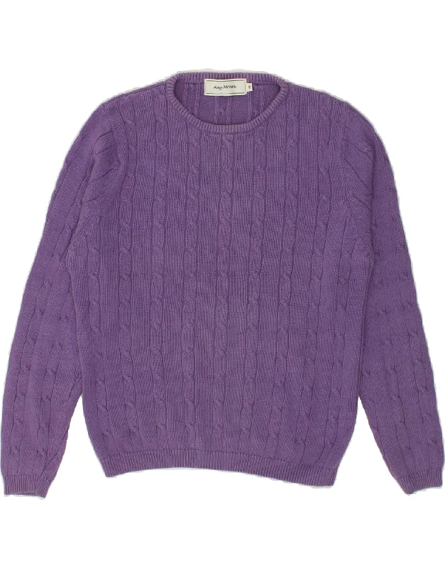Referral Discount VINTAGE Womens Crew Neck Jumper Sweater UK 12 Medium Purple Cotton Referral Discount VINTAGE Womens Crew Neck Jumper Sweater UK 12 Medium Purple Cotton