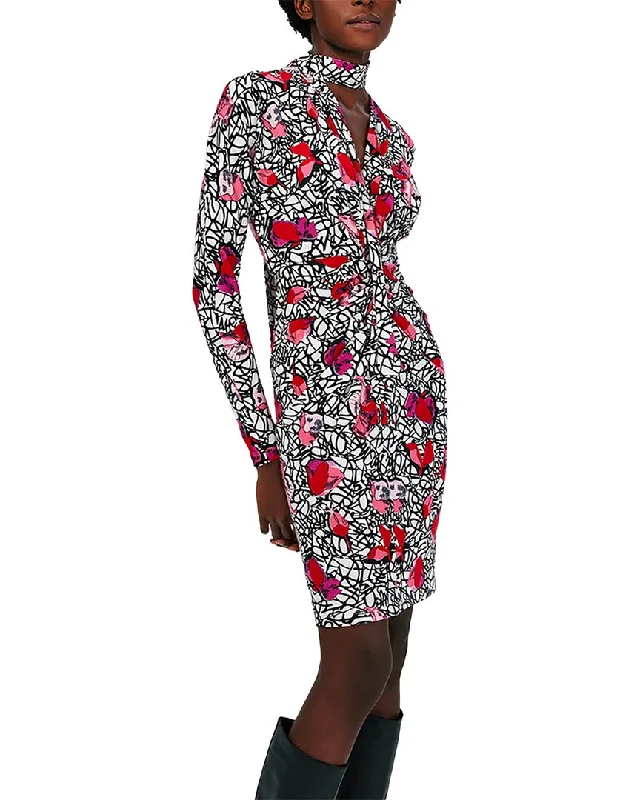 Amazing Deals Diane von Furstenberg New Miley Wool-Blend Sheath Dress