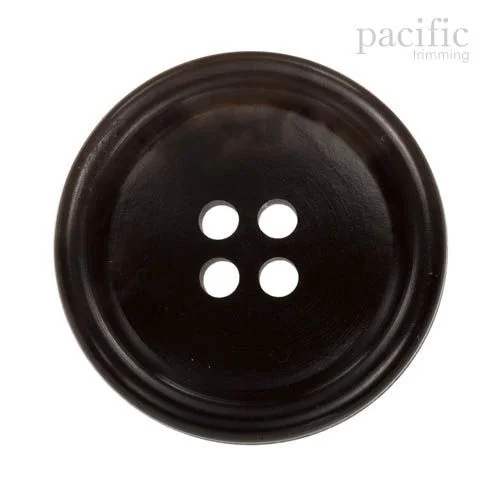 Discount Days Round Rim 4 Hole Polyester Jacket Coat Button