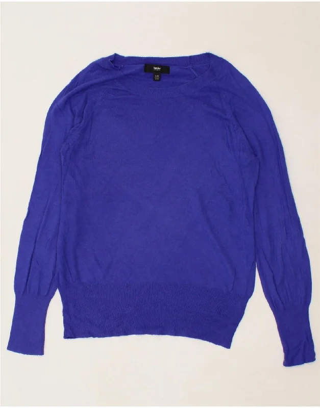 Big Discounts MOSSIMO Womens Boat Neck Jumper Sweater UK 18 XL Blue Nylon