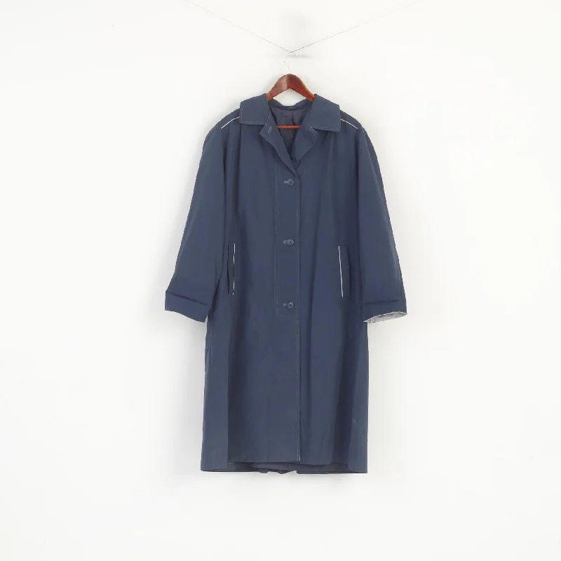 Limited Time Scandia Modell Women XL Coat Navy Vintage Norsk Design Shoulder Pads