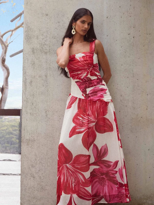 Discount Deals ANTIGUA FLORAL MAXI DRESS