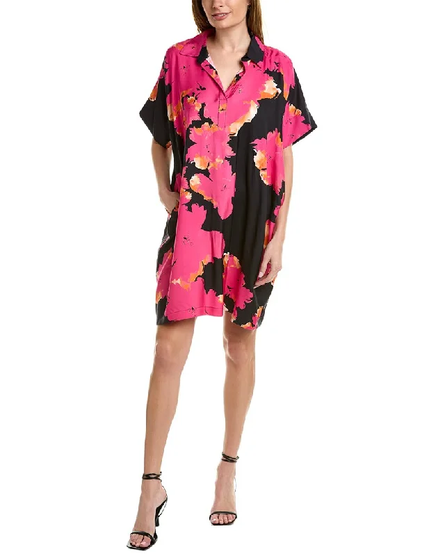 Natori Taichou Silk-Blend Dress