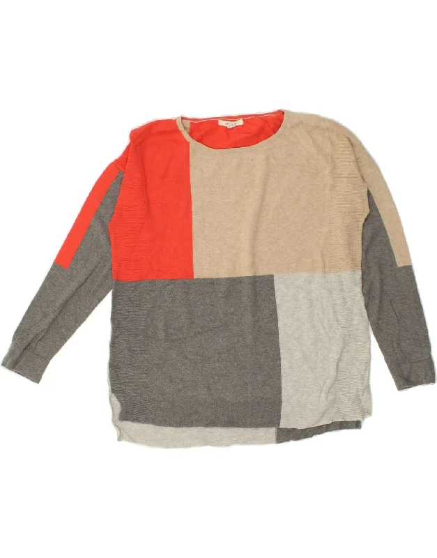 Exclusive Offers WHITE STUFF Womens Boat Neck Jumper Sweater UK 12 Medium  Multicoloured