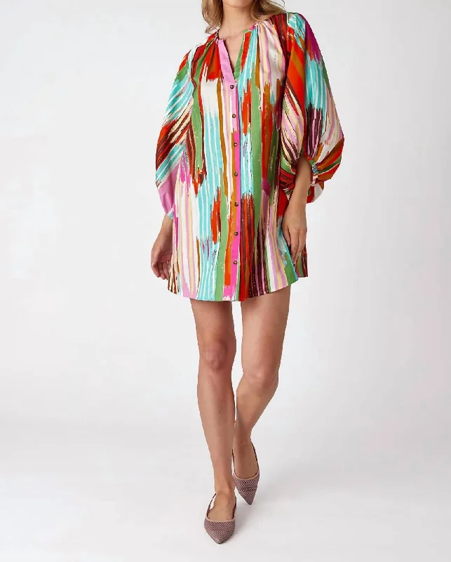 Huge Discounts Liv Dress In Vintage Ikat
