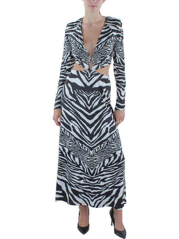 Savings Spectacular Womens Open Back Polyester Cocktail And Party Dress