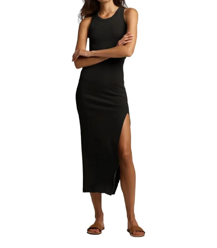 Final Clearance Dylan Knit Maxi Dress In Black