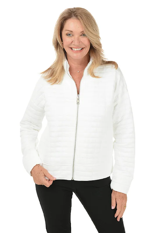 Lowest Prices Quilted Zip-Front Jacket
