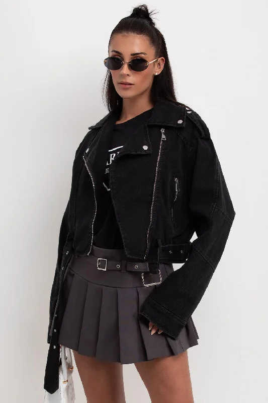 Quick Sale Denim Jacket Black