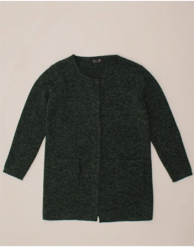 Exclusive Access TIVOLI Womens Cardigan Sweater UK 14 Medium Green Acrylic