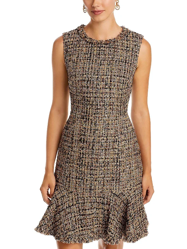 Crazy Deals Womens Tweed Mini Sheath Dress