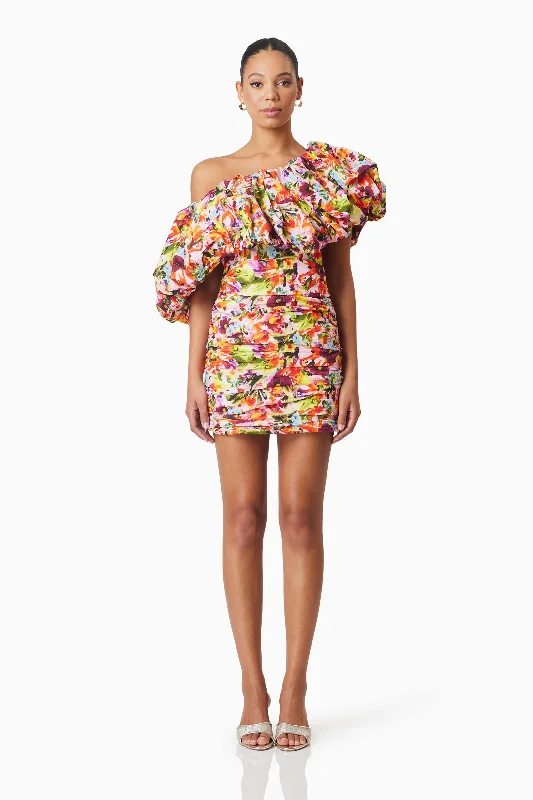 Special Buy Elira Printed Mini Dress In Florals