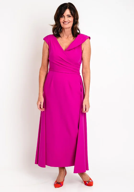 Friends and Family Sale Veni Infantino Overskirt Maxi Dress, Magenta