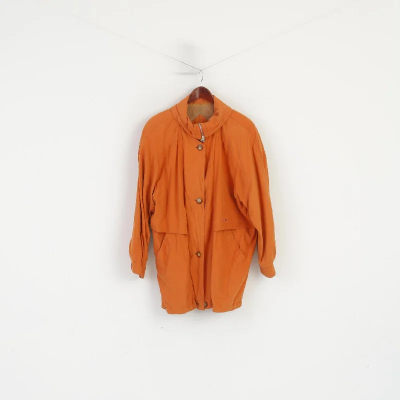 Special Discount Head Women 40 12 Jacket Vintage Orange Full Zipper Shoulder Pads Sportswear