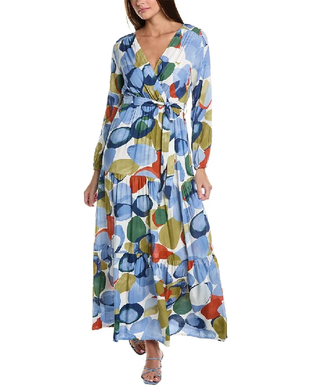 Bargain Prices ANNA KAY Patches Silk-Blend Maxi Dress