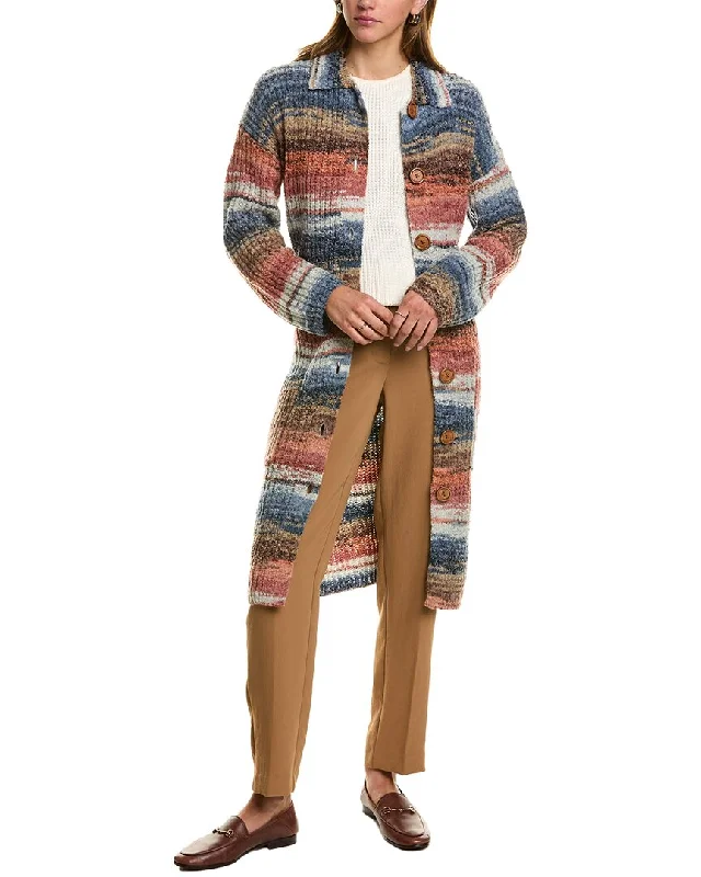 Central Park West Josie Wool-Blend Duster Coat